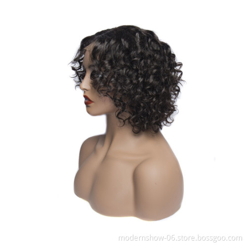 Brazilian Hair Cuticle Aligned Hair Bob Lace Wig , Human Hair Lace Front Wig Orange Wigs For Black Women